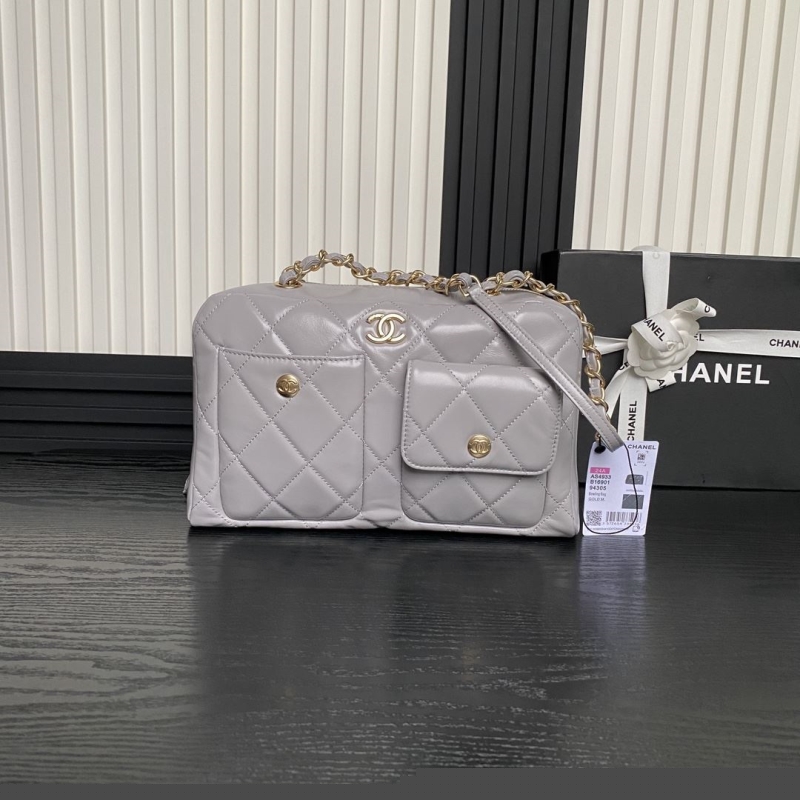 Ch*el top handle bags